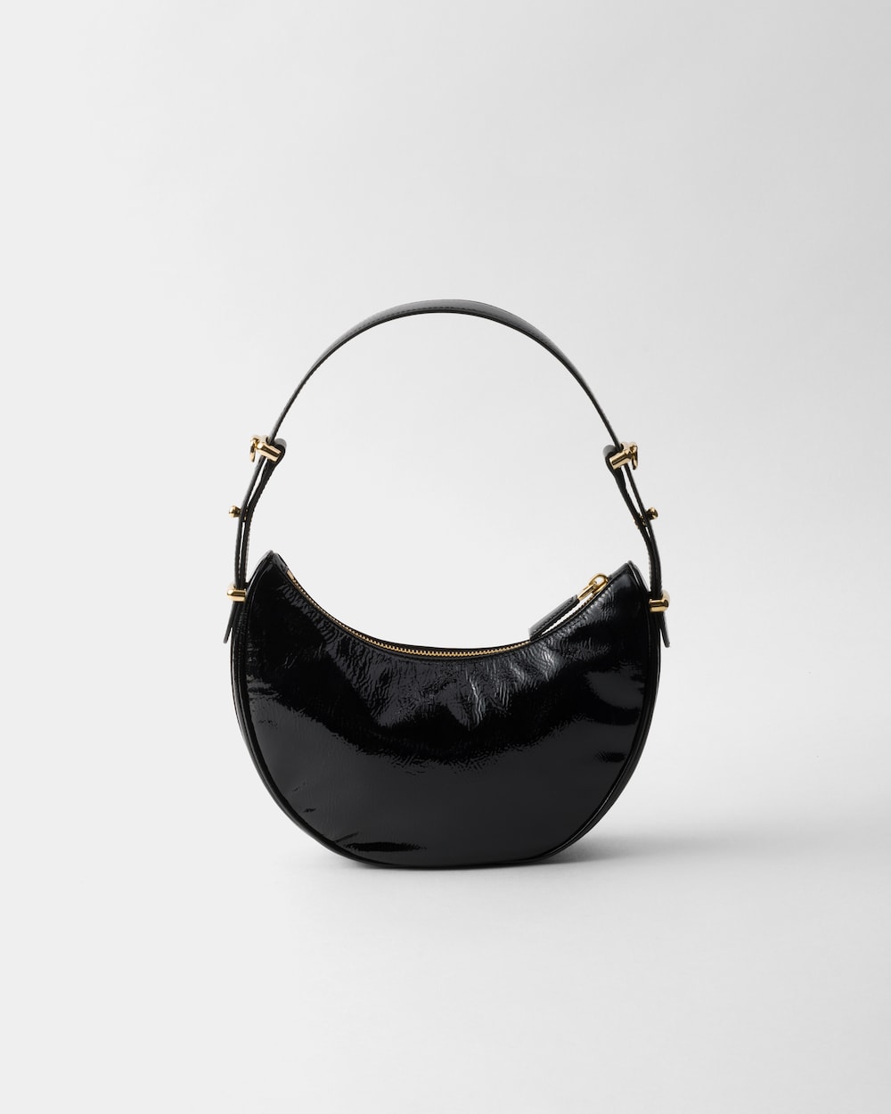 Prada Arqué Naplak Patent Leather Shoulder Bag - Image 6